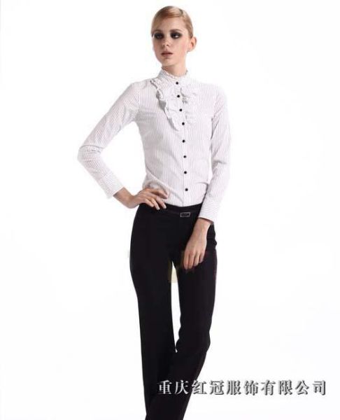女(nǚ)士商務襯衫-8