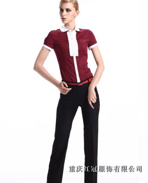 女(nǚ)士商務襯衫-10