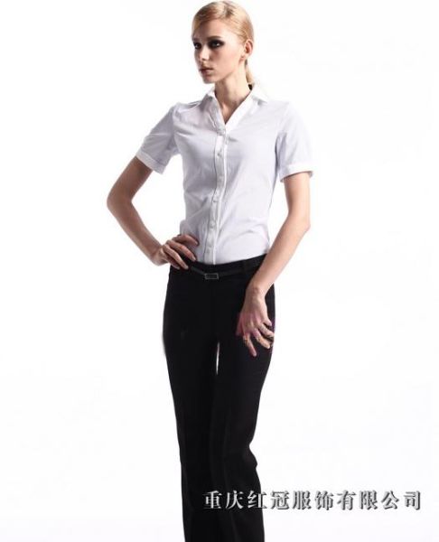 女(nǚ)士商務襯衫-15