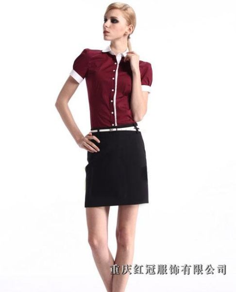 女(nǚ)士商務襯衫-16