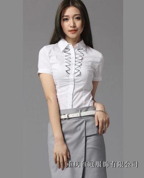 女(nǚ)士商務襯衫-34