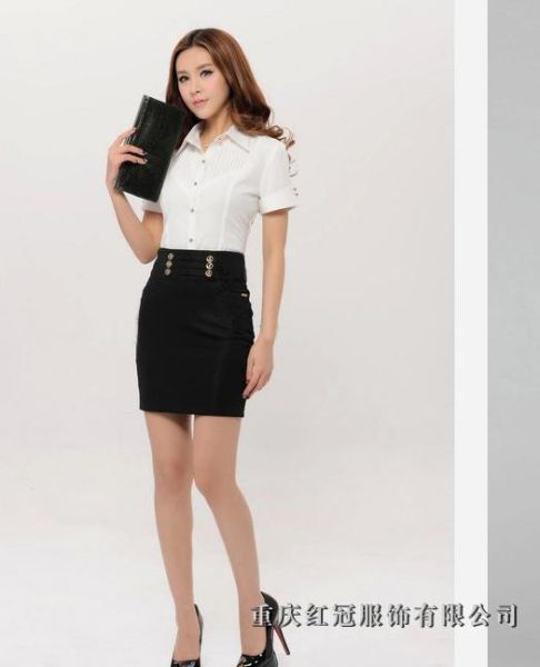 女(nǚ)士商務襯衫-39