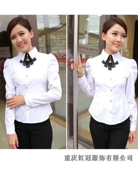 女(nǚ)士商務襯衫-41