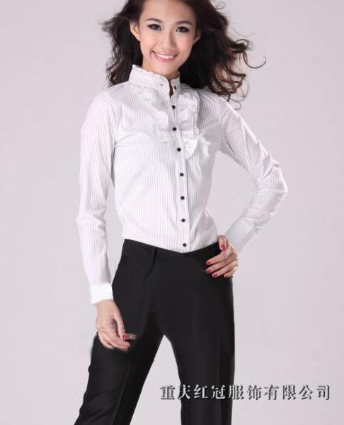 女(nǚ)士商務襯衫-44