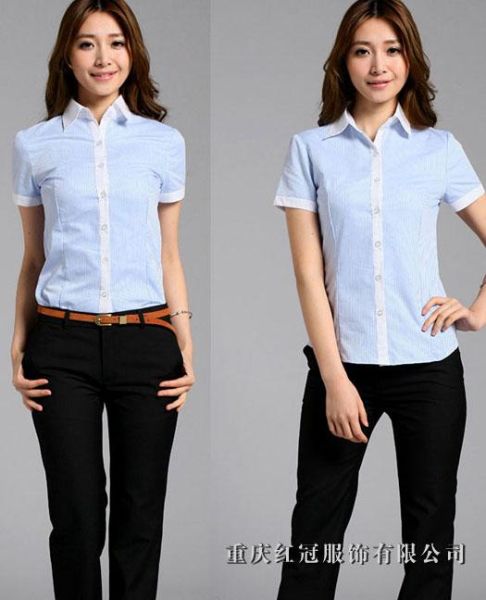 女(nǚ)士商務襯衫-45