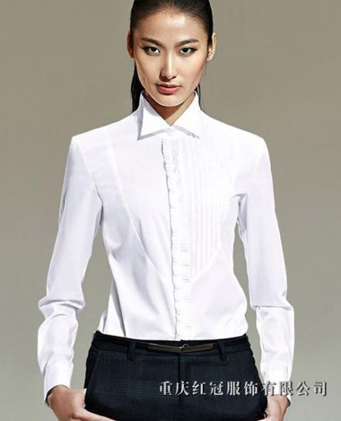 女(nǚ)士商務襯衫-48