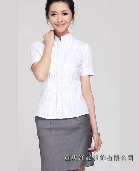 女(nǚ)士商務襯衫-49