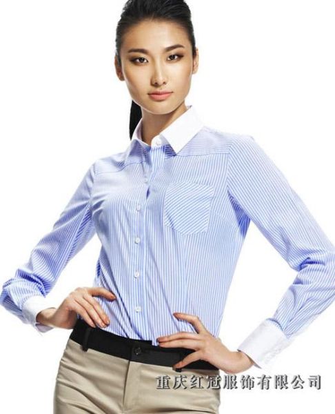 女(nǚ)士商務襯衫-52