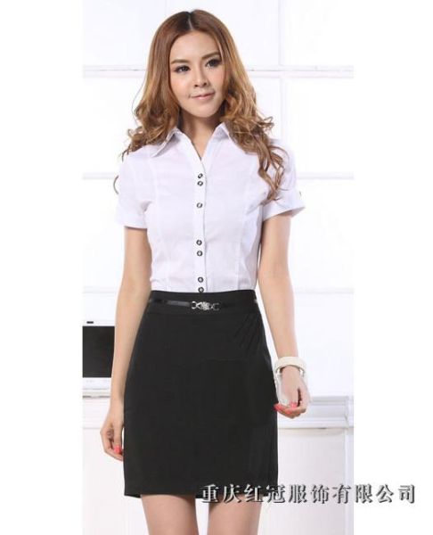 女(nǚ)士商務襯衫-55