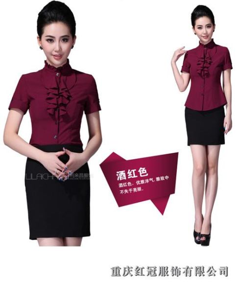 女(nǚ)士商務襯衫-56