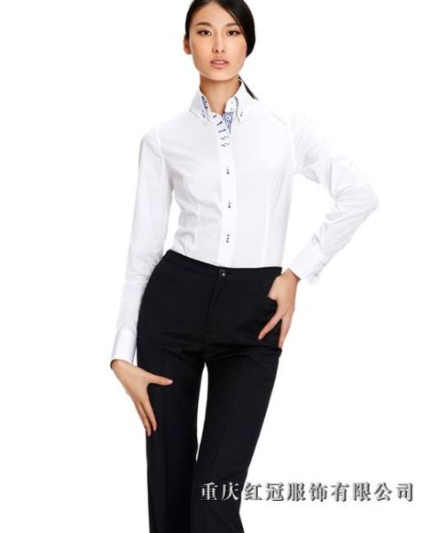 女(nǚ)士商務襯衫-57