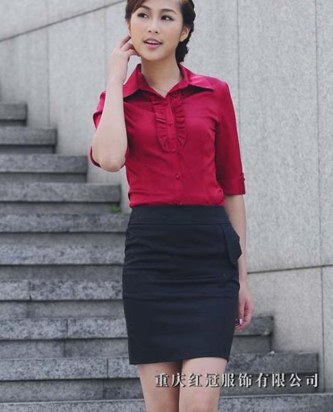 女(nǚ)士商務襯衫-62