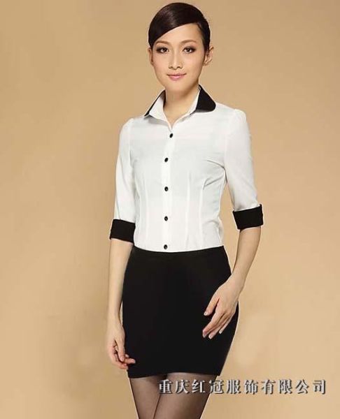 女(nǚ)士商務襯衫-63