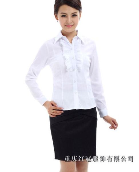 女(nǚ)士商務襯衫-65